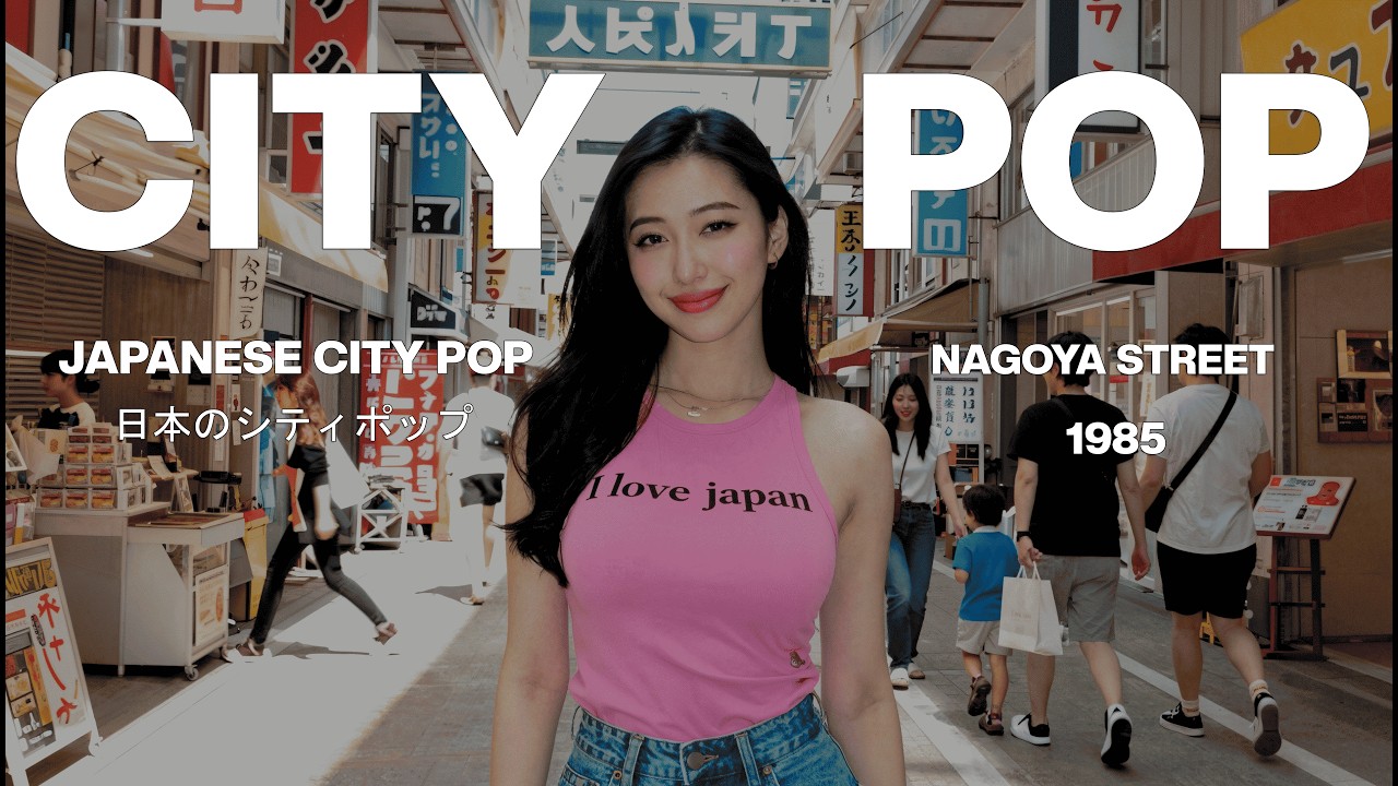 Japanese City Pop 1985 | Nagoya Retro Shopping Street 🛍️✨ | 日本のシティポップ (Japanese City Pop Playlist)