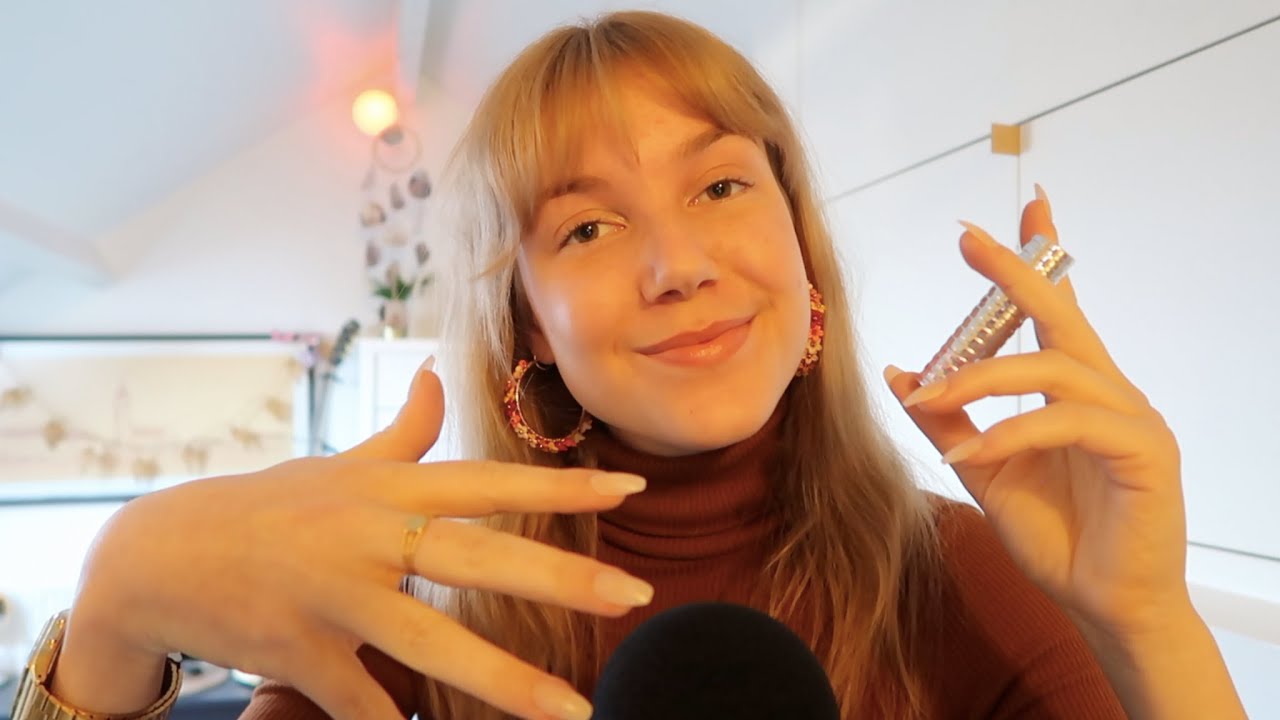 ASMR *tingly* TAPPING & SCRATCHING w/ long nails