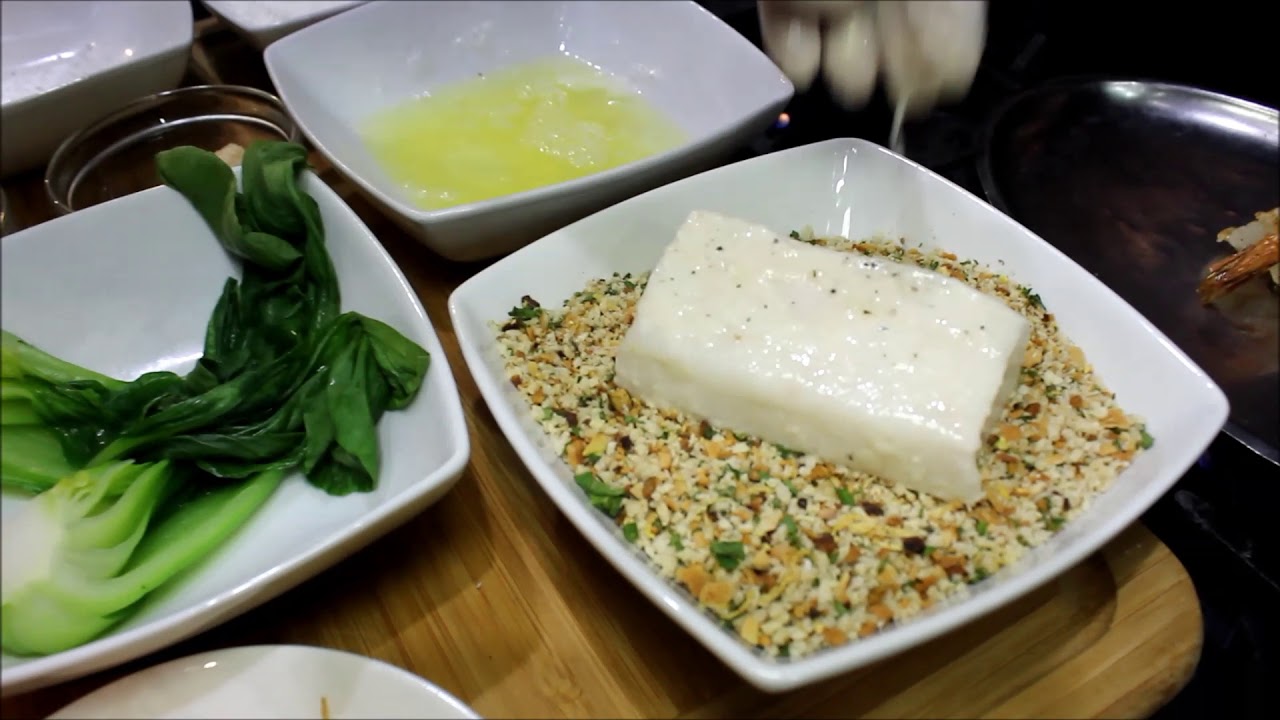 Seabass pistachio encrusted