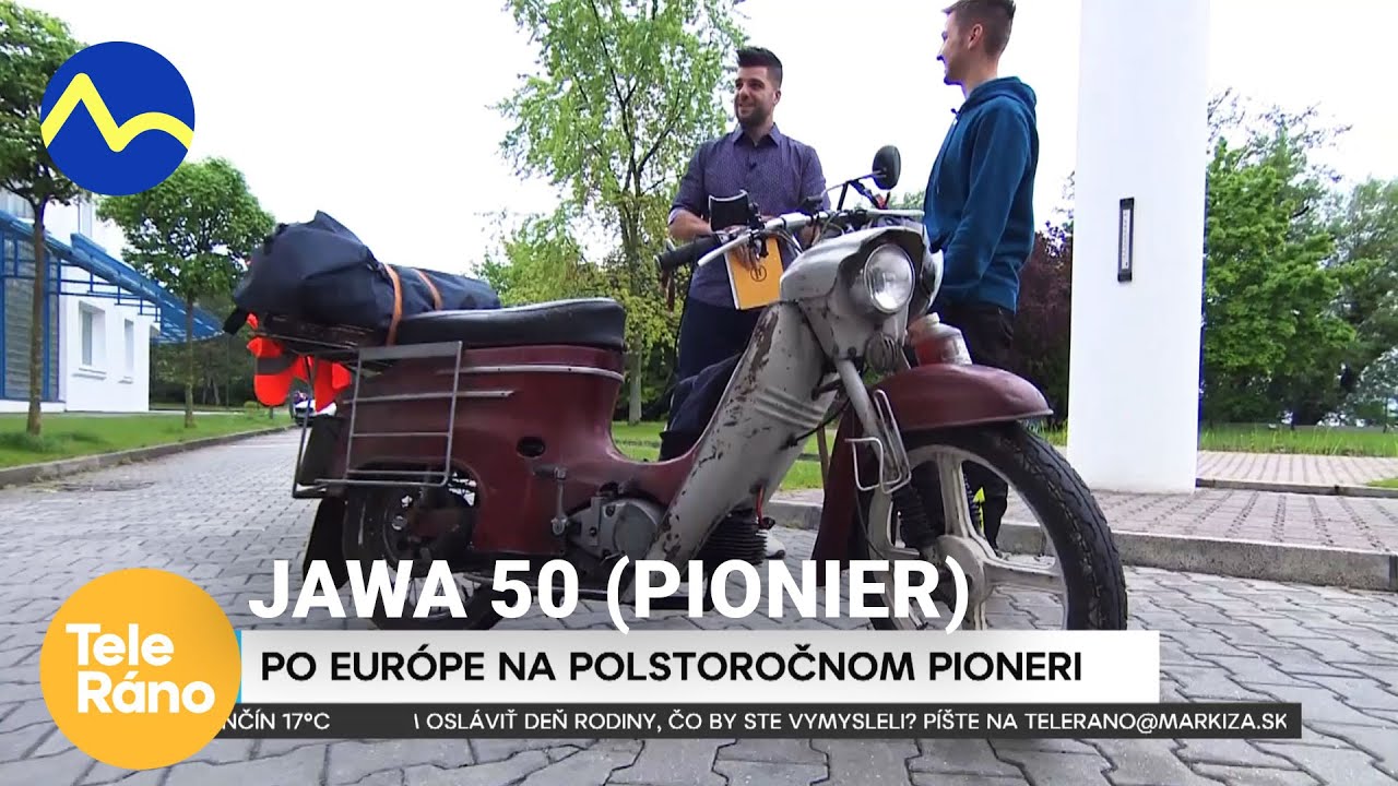 Motorkou po Európe (50 ročná motorka Pionier) | Teleráno