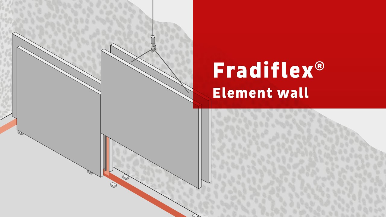 Fradiflex&reg; as sealing for element walls