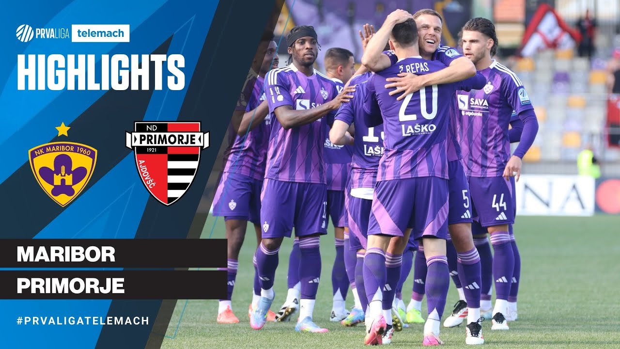 Maribor 3-1 Primorje | 34. krog 2024/25 #PrvaLigaTelemach