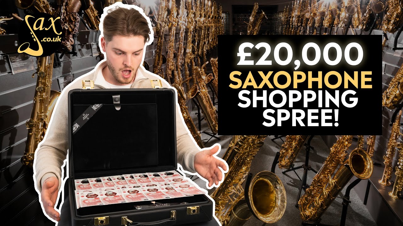 Spending £20,000 at The Worlds Biggest Saxophone Shop!