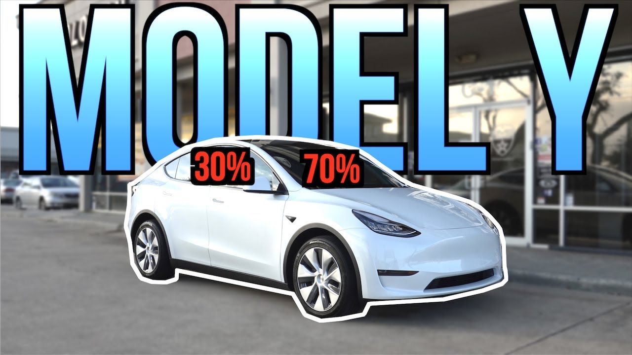 Tesla Model Y: Most Popular Tint Shade Combination *Texas*