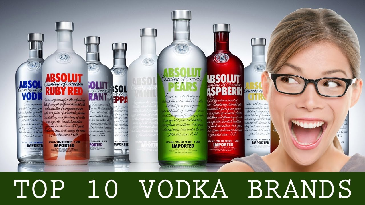 Top ten vodka brands in the world