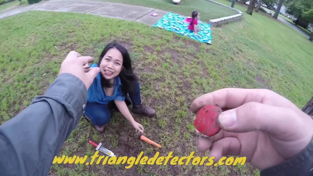Morning park hunt with MINELAB CTX-3030 and wife's first swing