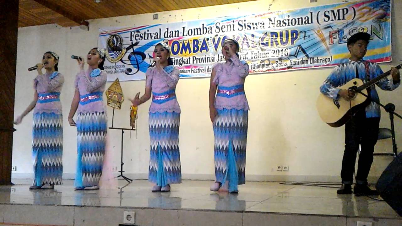 Vocal Group FLS2N 2016 Juara 1 tingkat Provinsi Jawa Barat (SMPN 2 Bandung-Apanya Dong)