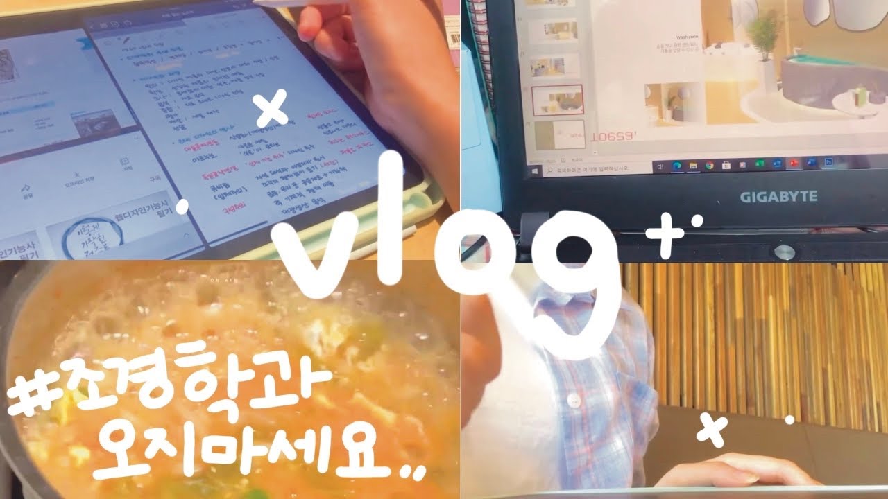 𝙫𝙡𝙤𝙜  • 조경학과 브이로그 •  환경디자인학과 시험기간 브이로그