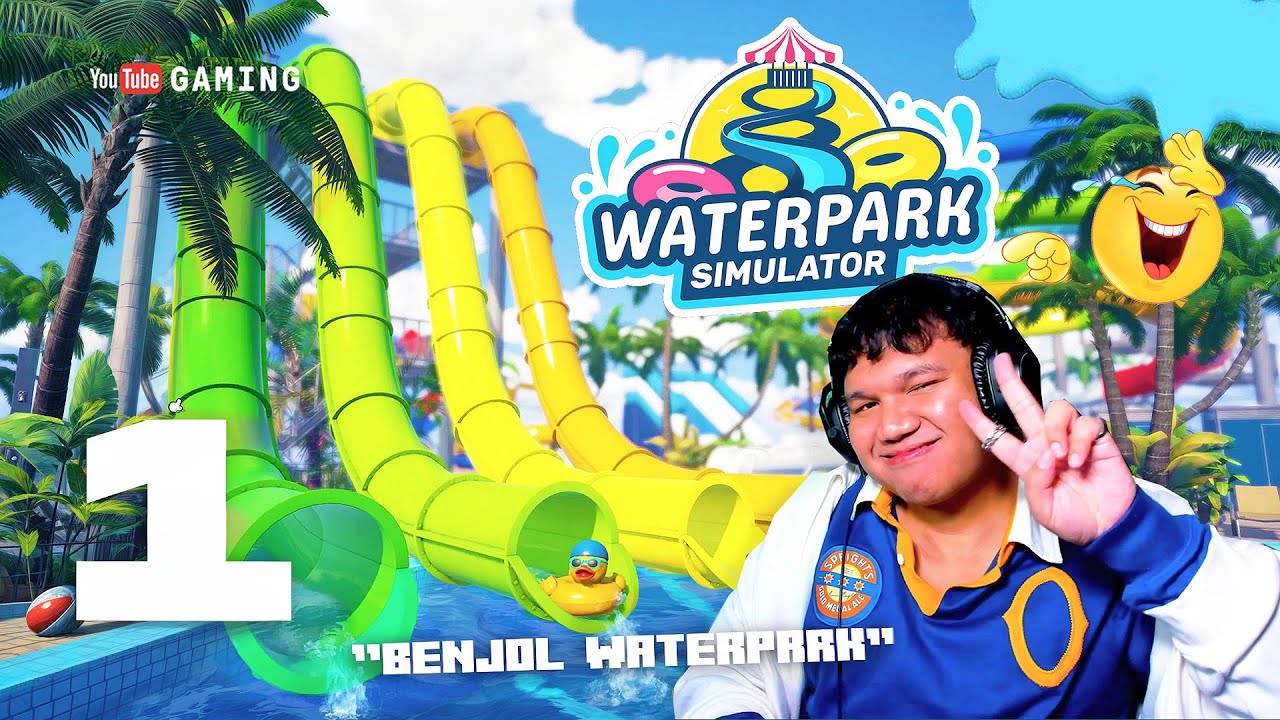 🔴 Oohami cuba Bukak WATERPARK DKT NEW YORK!🇺🇸 - WaterPark Simulator | Malaysia 