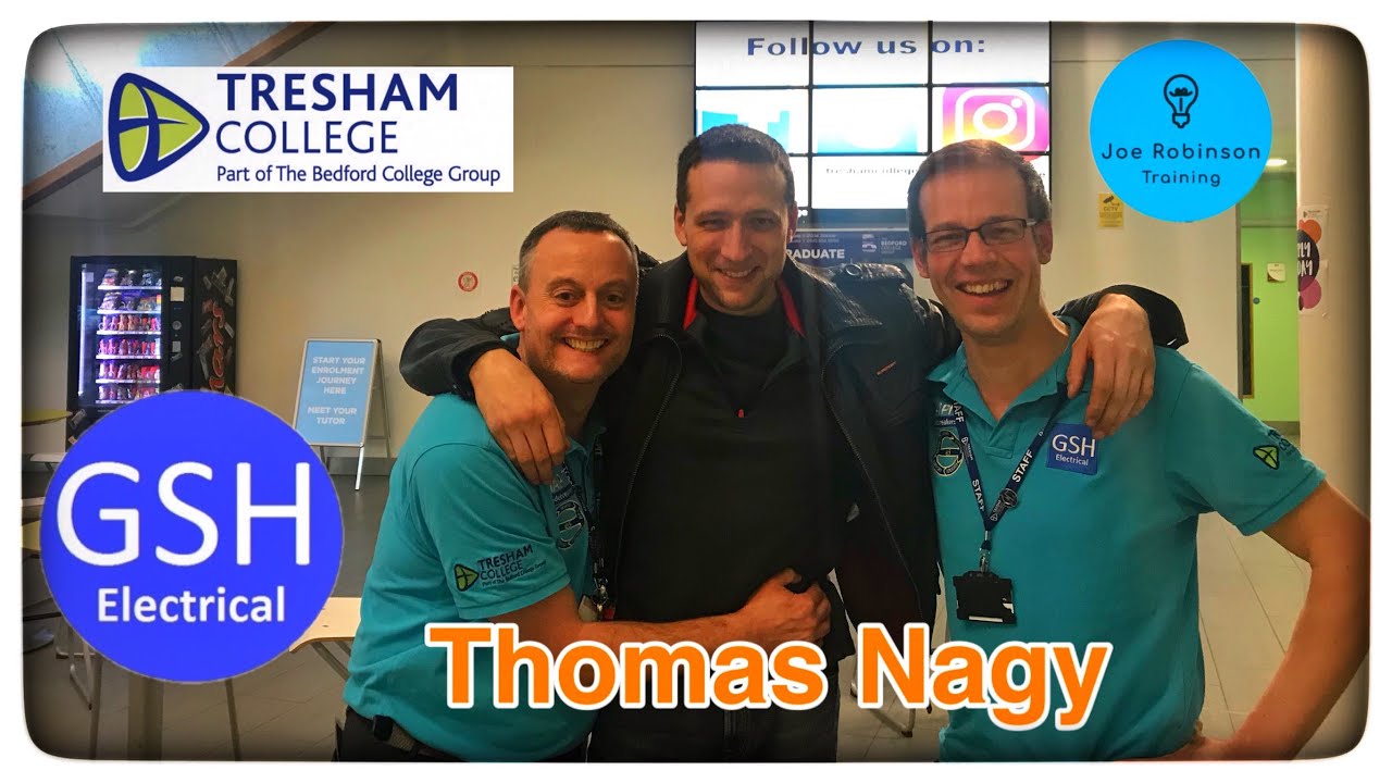 Electrician Thomas Nagy Visits GSH Electrical and Tresham College Learners for a FUN Packed Day