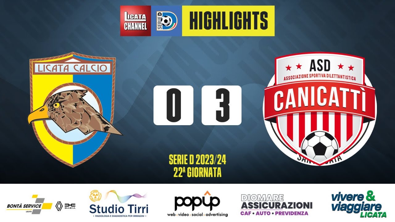 LICATA-CANICATTì 0-3 | HIGHLIGHTS | Serie D 2023/24