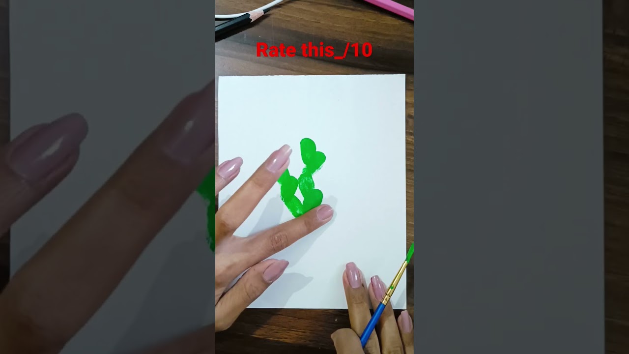 cactus🌵 easy painting tutorial || 