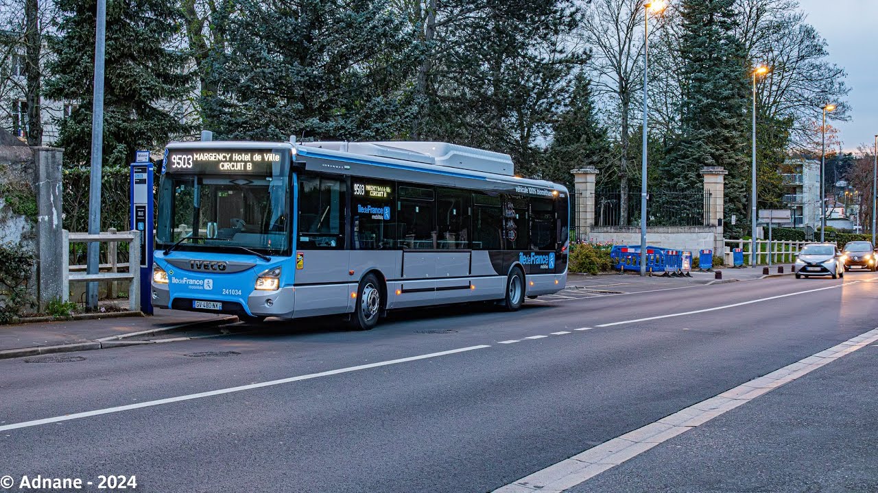 🎙️Iveco Urbanway 12 GNV C9 NXT ~ Ligne 9519 ~ 241036 ~ FULL KICKDOWN !!! (FRANCILITÉ VAL PARISIS)