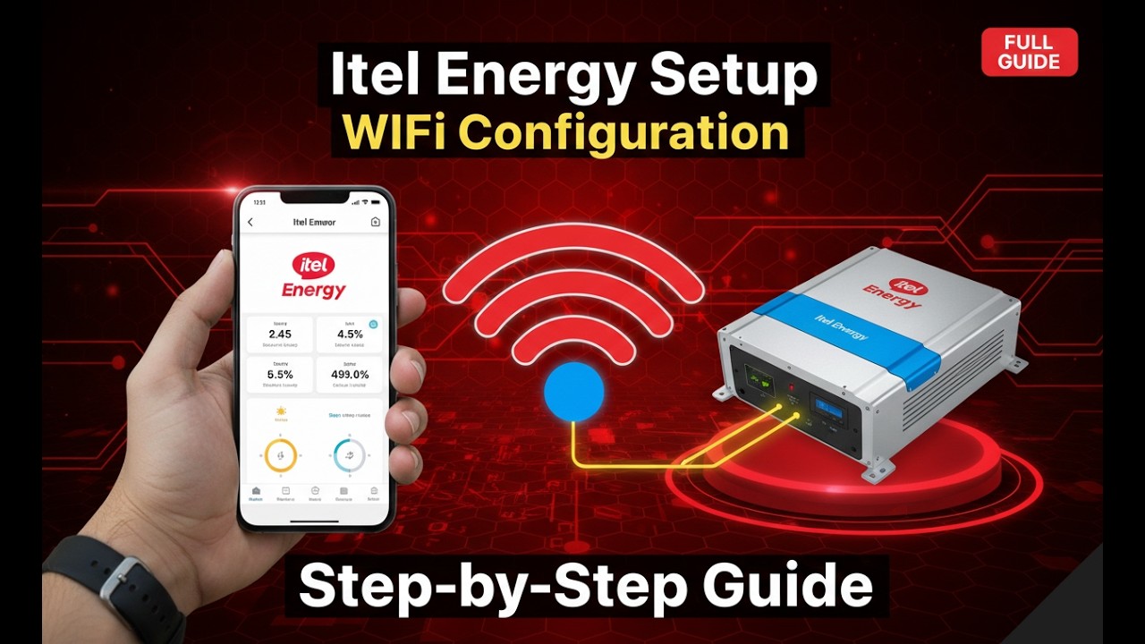 Itel Energy Mobile App & Wifi Setup Configuration & Communication Guide