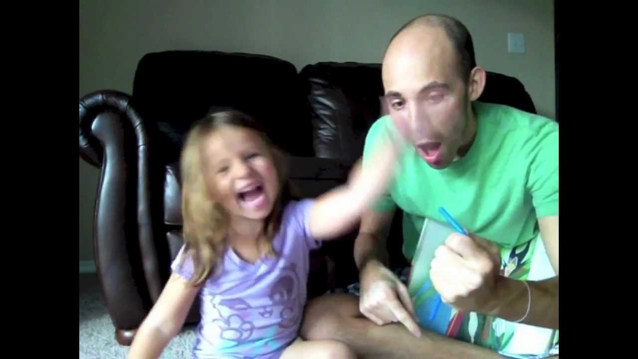 Deaf Dad and Daughter teaching ASL