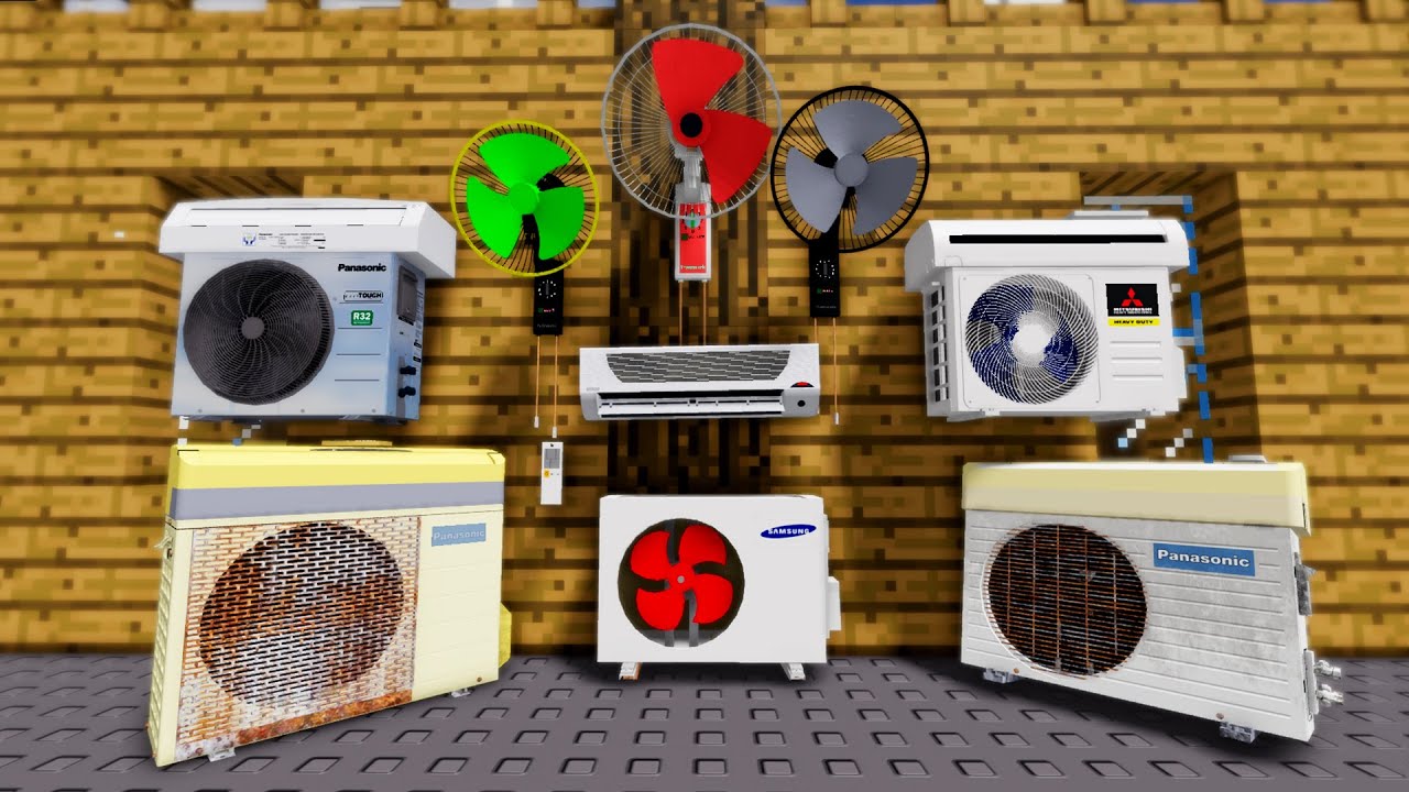 Air Conditioner Panasonic, Samsung, Daikin and Mitsubishi Testing