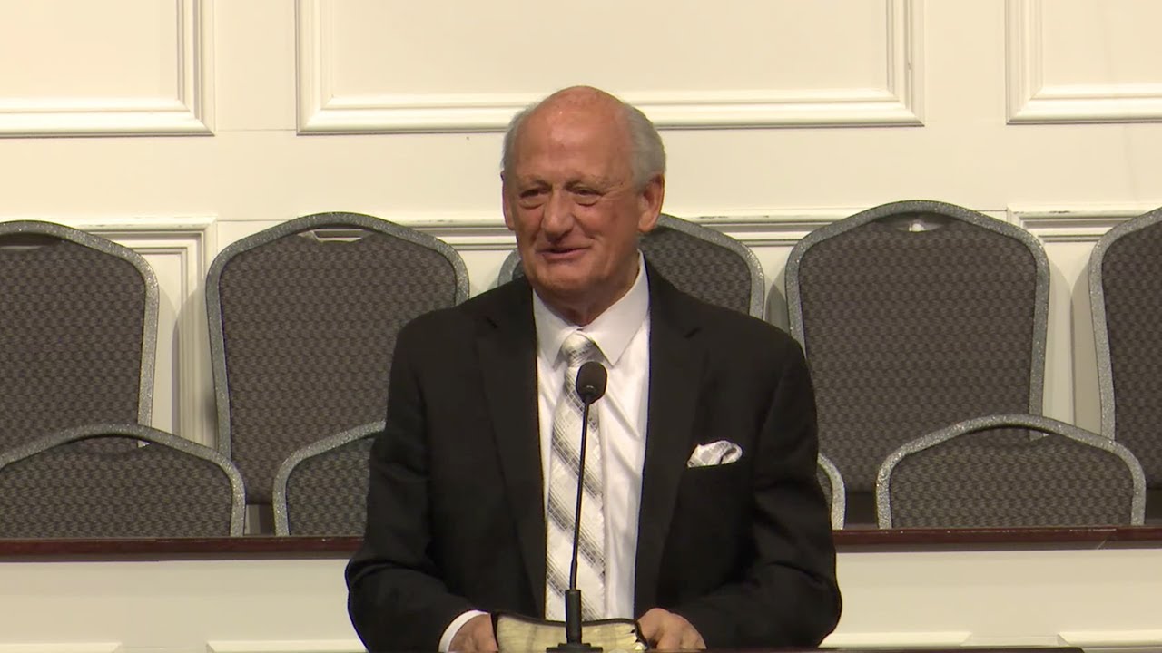 Dr. Jack Trieber preaching 