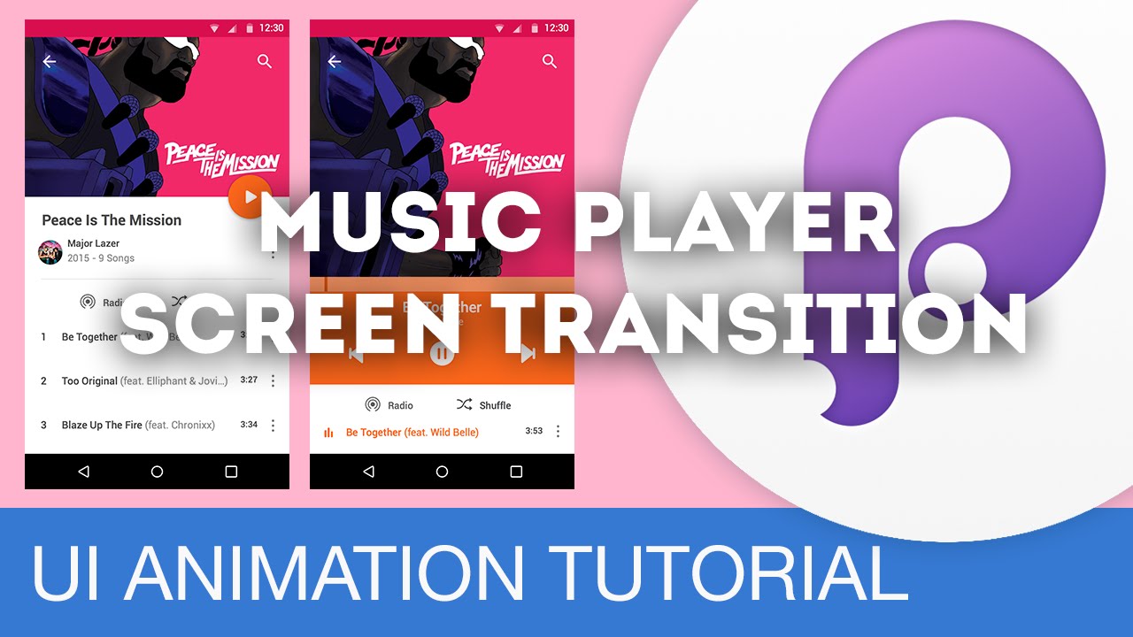 Music Player Screen Transition • UI/UX Animations with Principle & Sketch (Tutorial)