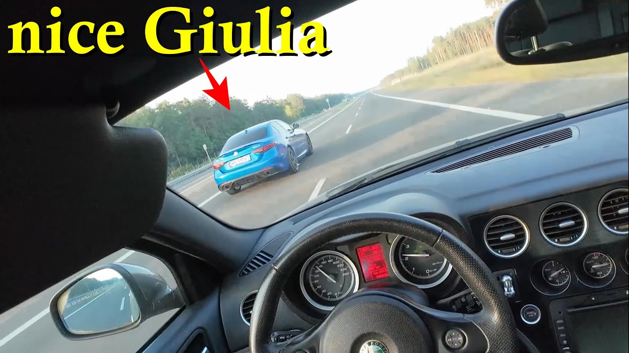 Highway commute POV - Alfa Romeo 159