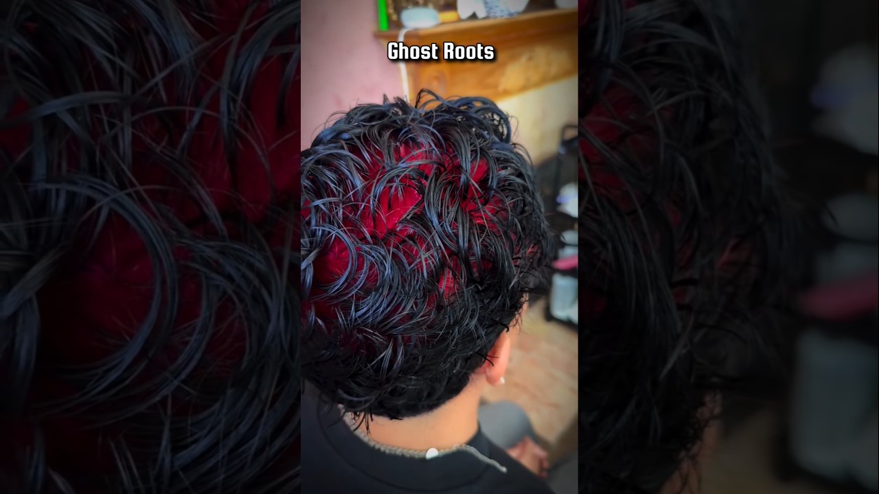Ghost Roots Hair Coloring #shortsvideo