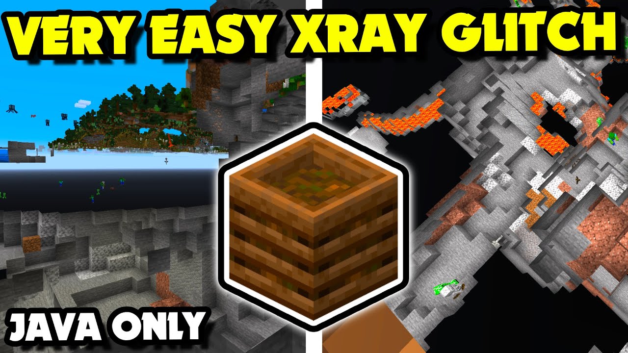 ОЧЕНЬ ПРОСТОЙ глюк Xray в Minecraft 1.16 Java | Глюк Xray в Composter (руководство по Minecraft)
