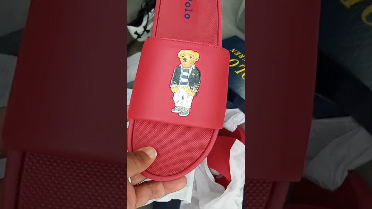 في امريكا شري صنداله أو شبشب polo Ralph Lauren ب 15 دولار وتأتي بنصف الثمن 7.5 دولار