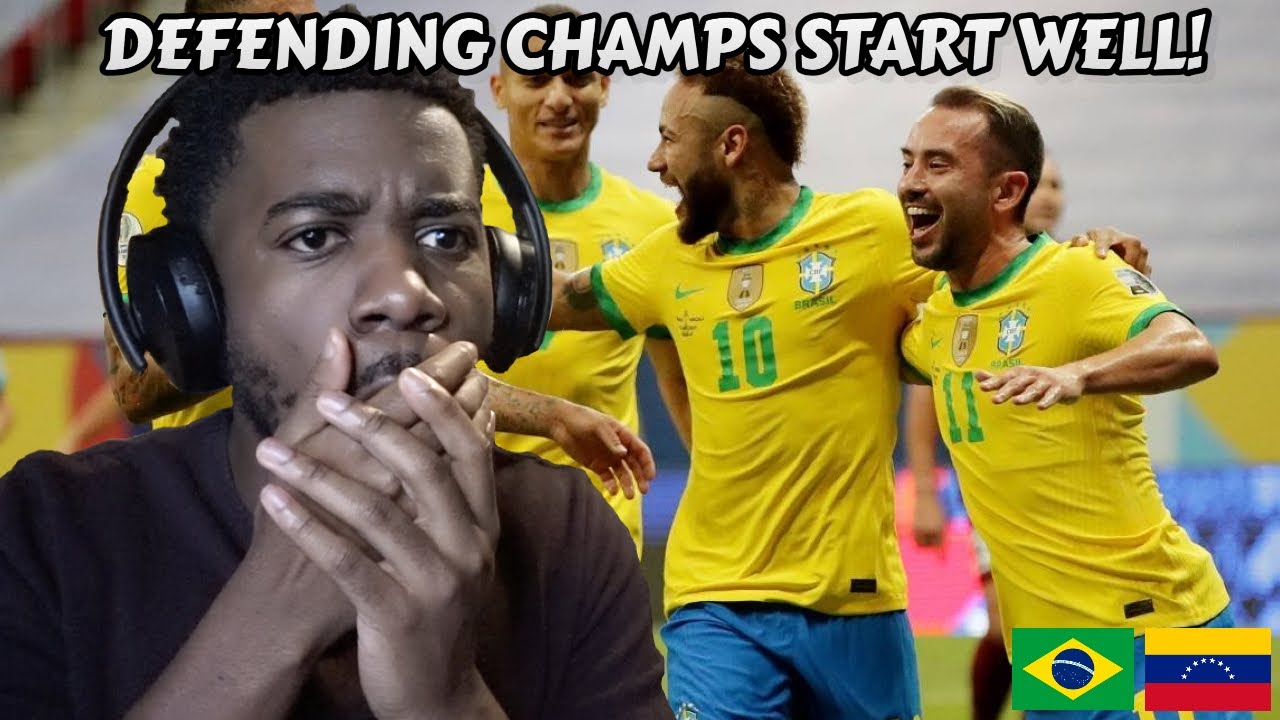 BRASIL 3 x 0 VENEZUELA - MELHORES MOMENTOS (HD) COPA AMÉRICA 2021 | Reação