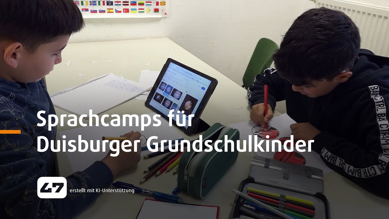 STUDIO 47 .live | SPRACHCAMPS FÜR DUISBURGER GRUNDSCHULKINDER