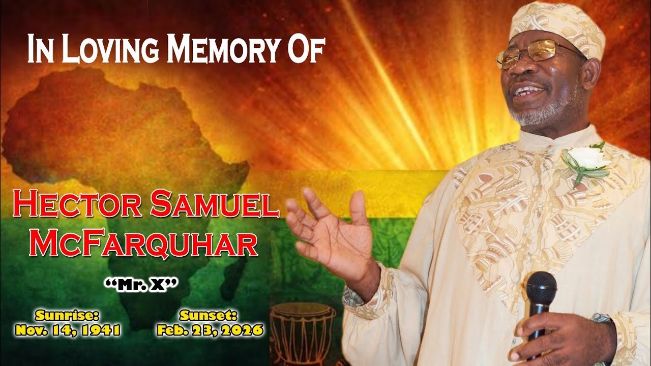 Celebrating the Life of  Hector Samuel McFarquhar (Mr.  X)  November 14, 1941-February 23, 2026.