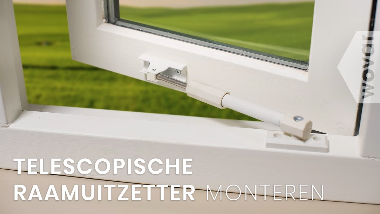 Telescopische raamuitzetter monteren? | Raam uitzetters monteren