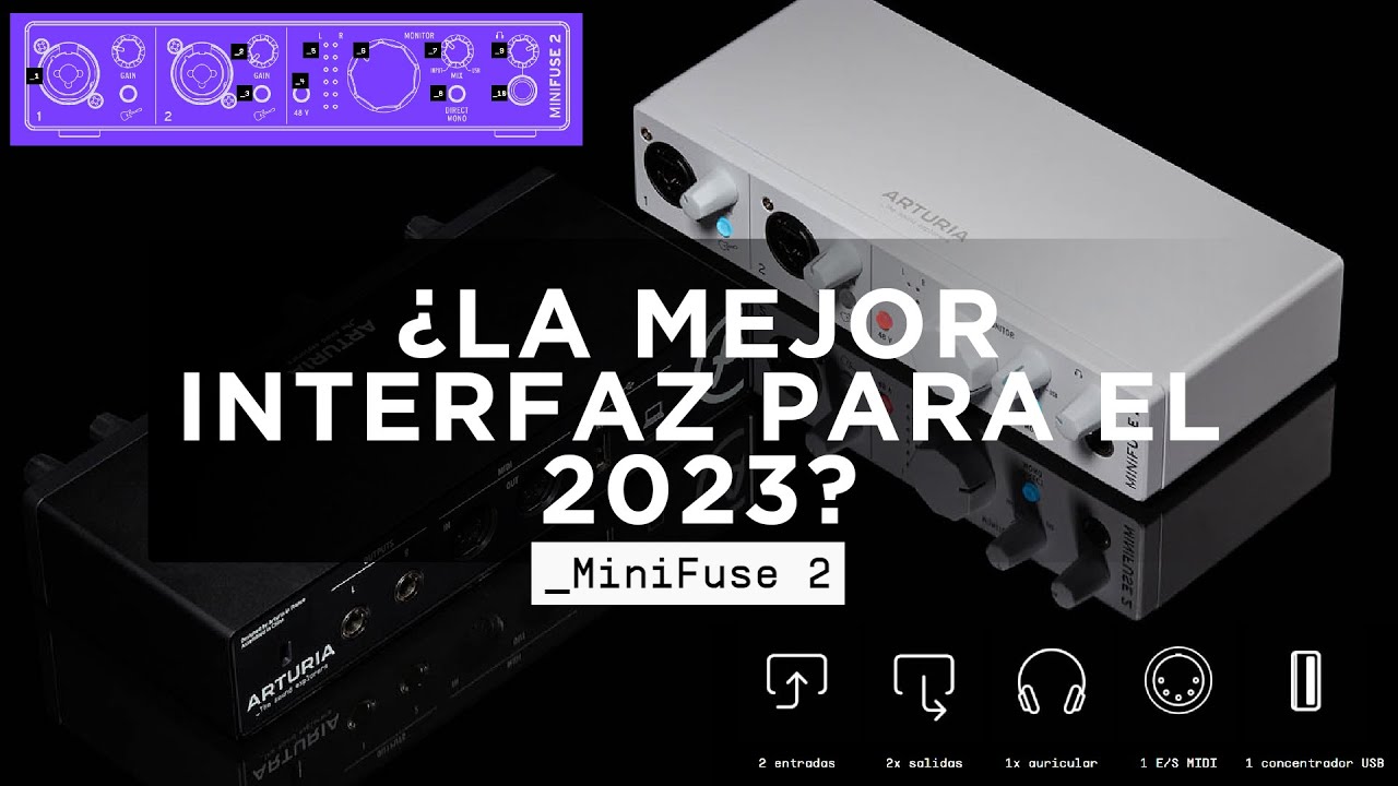 Arturia MINIFUSE 2 - ¿La interfaz ideal para el 2023? review y Unboxing