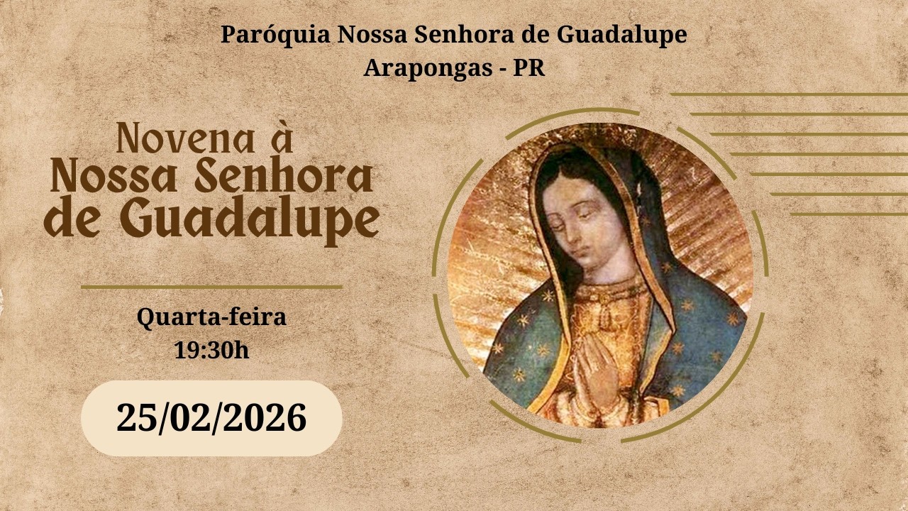 Santa Missa às 19h30 - 25/02/2026 - AO VIVO