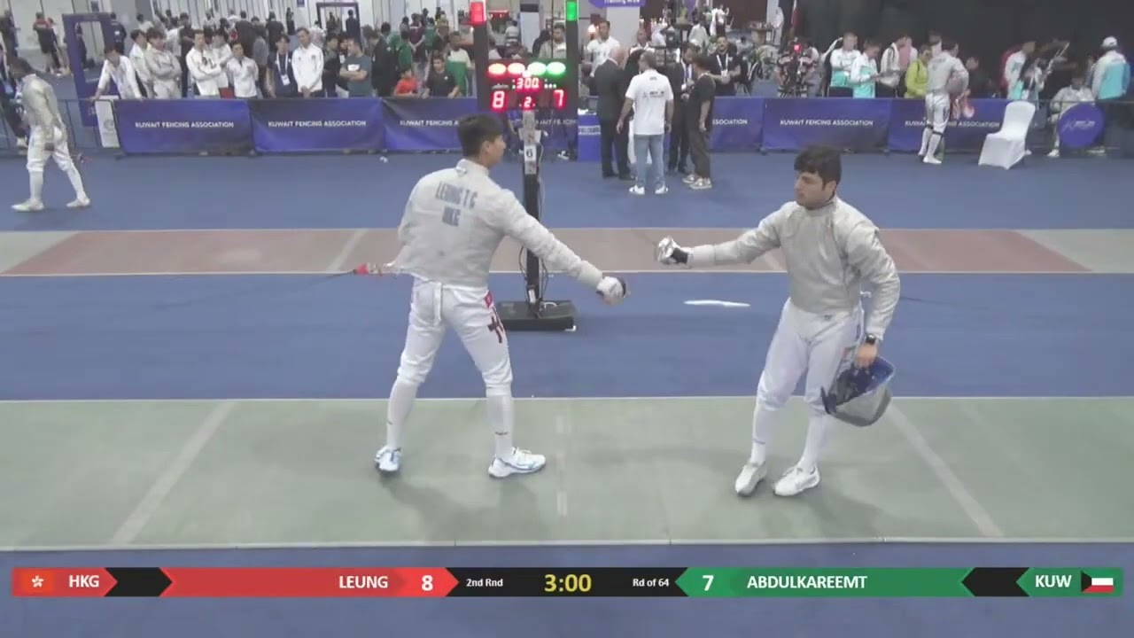 Asian Champs 2024 SMS - L64 - Leung Tin Ching HKG v Mohammed Abdulkareem KUW