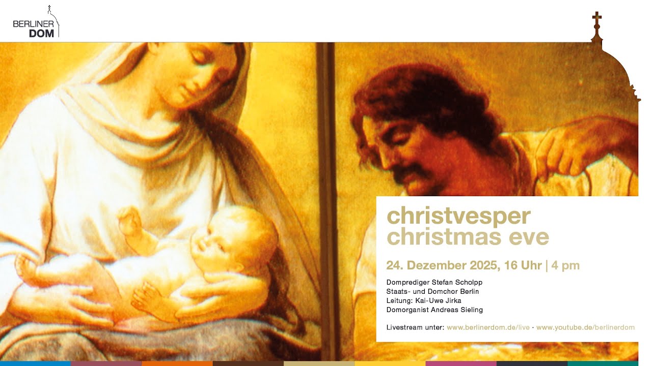 Christvesper am Heiligabend, Mittwoch, 24. Dezember 2025, 16 Uhr