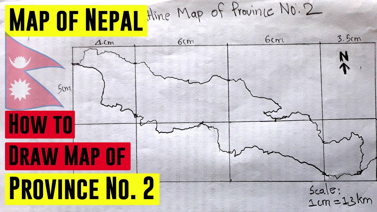 How to draw map of Nepal? | EP 3: Province No 2 (MADHESH PROVINCE) | GRID | TIMELAPSE