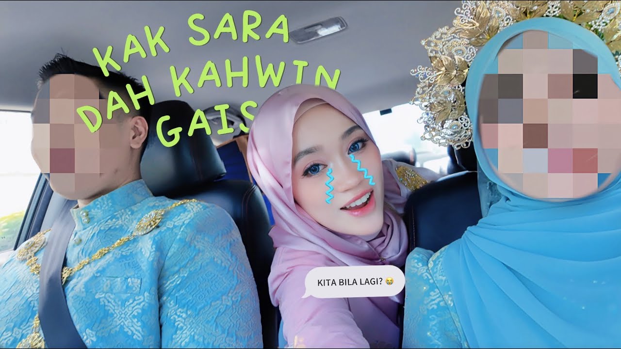 SEJAM SETENGAH TUNGGU, TOK KADI HILANG⁉️😰 | VLOG WEDDING OF KAK SARA ❤️