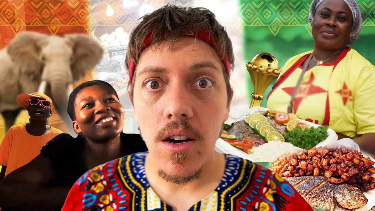 أكل الشوارع في ساحل العاج - كأس أفريقيا 2024 Abidjan's Street Food 🇨🇮🐘