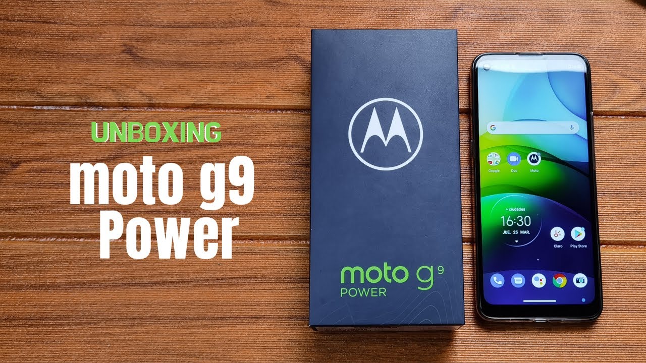 moto G9 Power - Unboxing en espa&ntilde;ol