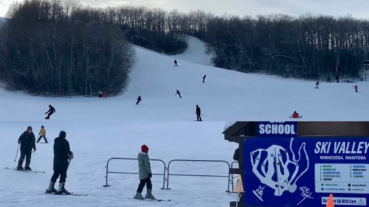 Town Of Minnedosa Manitoba Canada/Ski Valley Ski Resort Visit