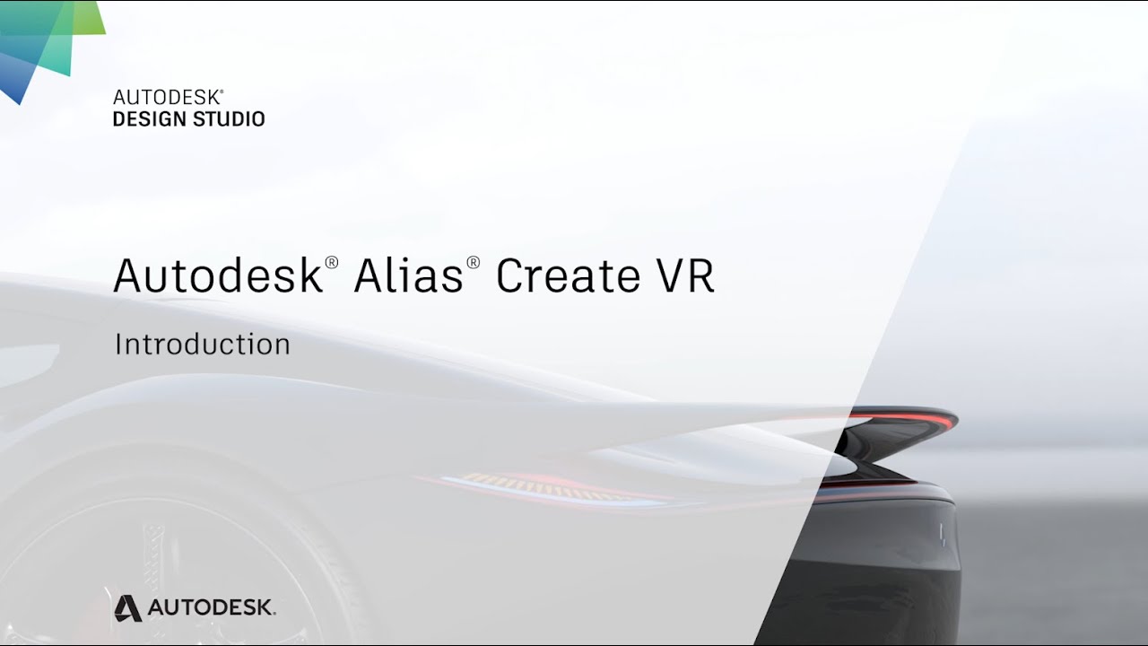 Alias Create VR Tips - 1 Intro to Alias Create VR