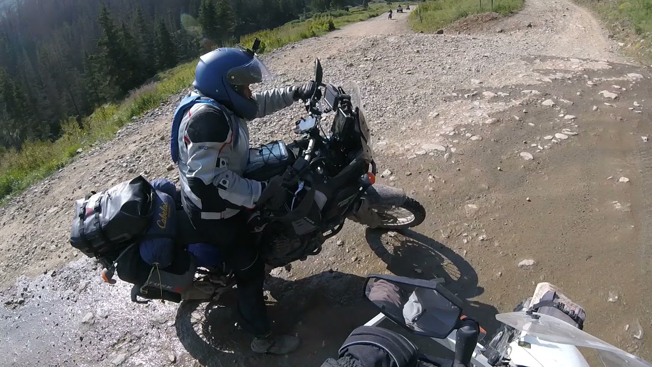 Cinnamon Pass on DR650 and Tenere 700.