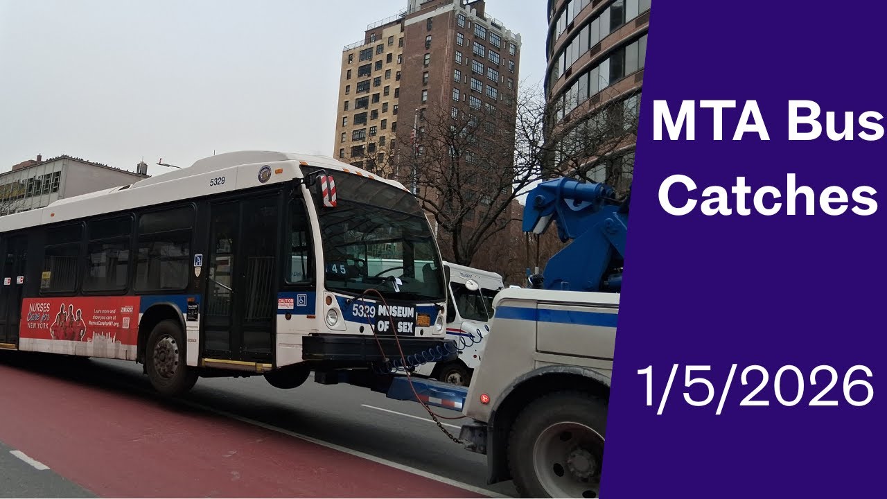 NYCT MTA Bus Catches (1/5/2026)