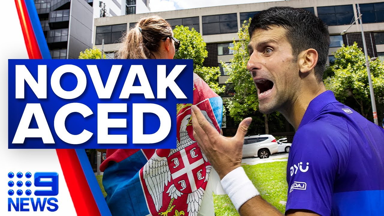 Novak Djokovic appeals visa cancellation in Federal Court | 9 News Australia