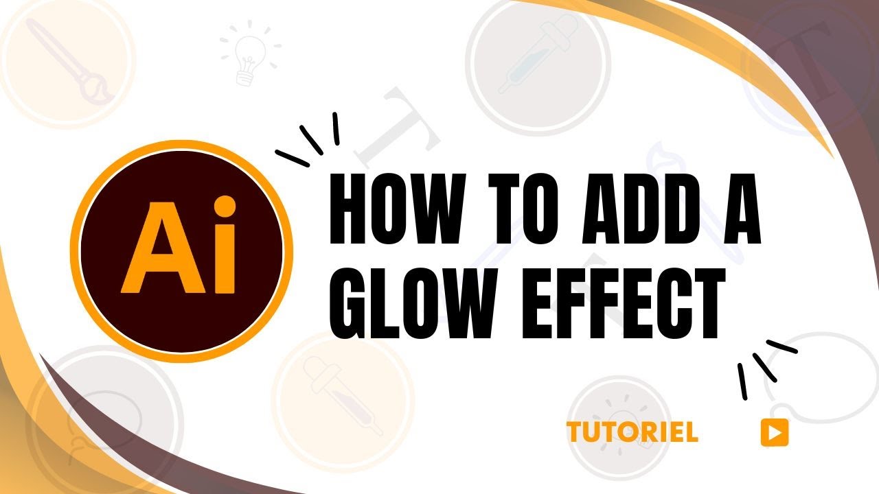 How to add glow effect to text in Illustrator