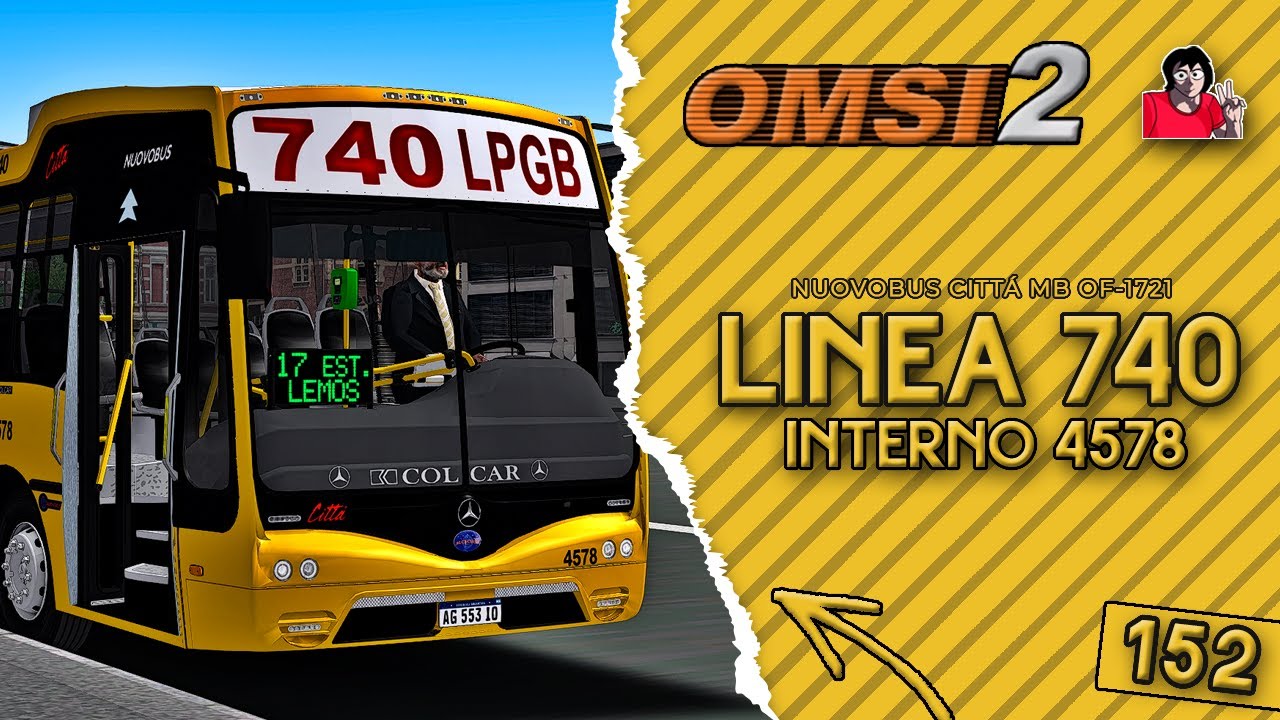 🚌 Esto es el ASMR de OMSI | Línea 740 | Nuovobus Cittá MB OF-1721 | OMSI 2 