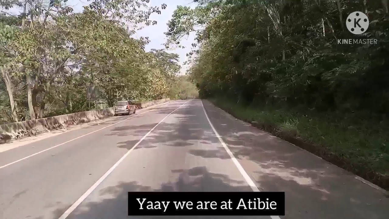 Touring Kwahu (Driving through the Kwahu Mountains using Atibie Road)
