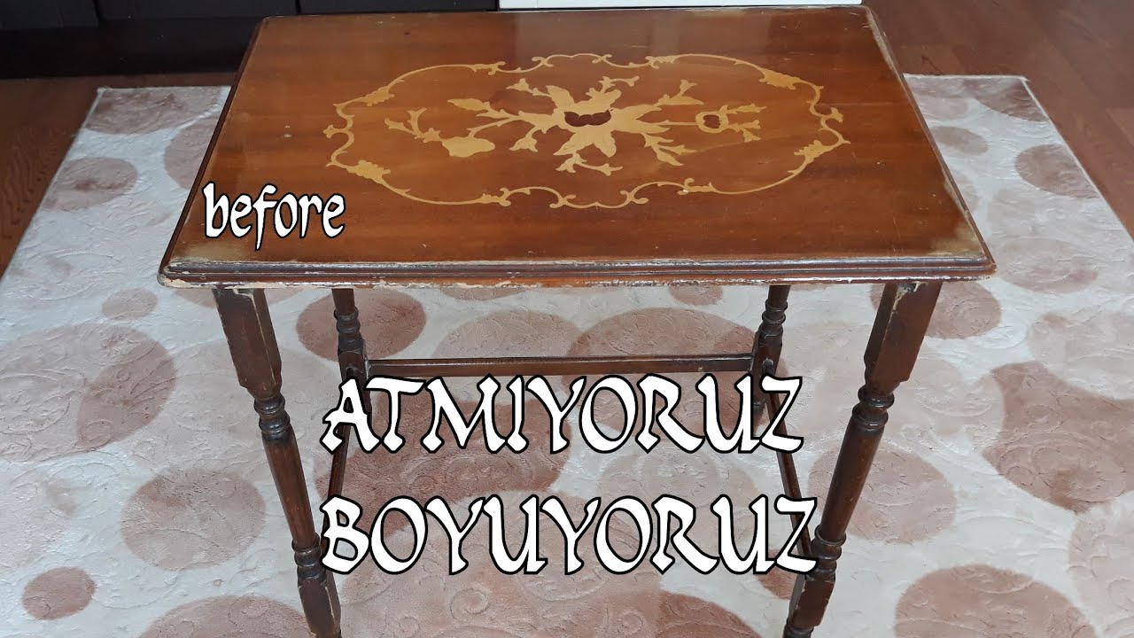 Eski Sehpanın Muhteşem Dönüşümü | Rengarenk Değişim 🤗