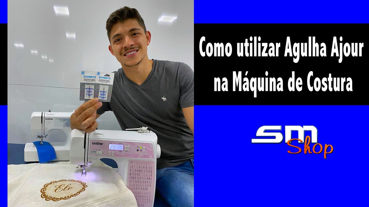 Como utilizar Agulha Ponto Ajour ou Asa na Máquina de Costura