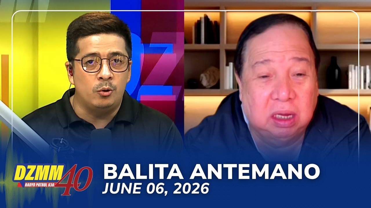 Balita Antemano | DZMM Teleradyo (06 June 2026)