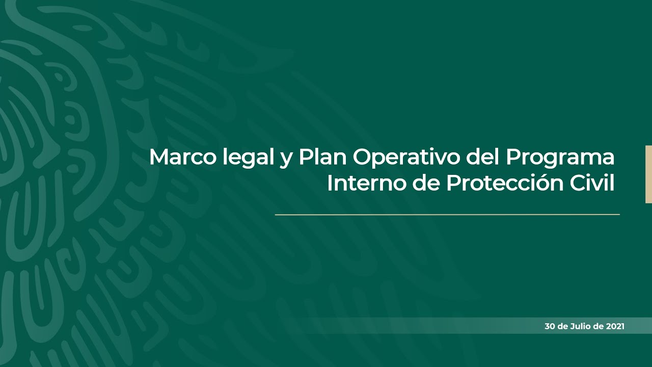 Curso: Programa Interno de Protección Civil, Tema 1